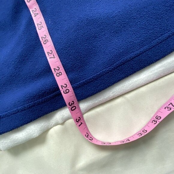 MARMOT Polartec Mock Neck Fleece Full Zip Jacket Outdoors Men Navy Blue XL 13-16 - Picture 11 of 13